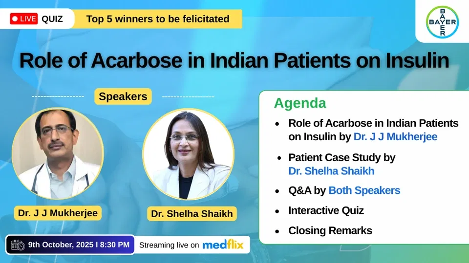Role of Acarbose in Indian Patients on Insulin