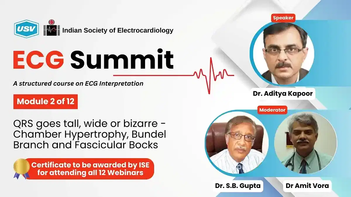 ECG Summit: QRS goes tall, wide or bizarre - Chamber Hypertrophy, Bundel Branch & Fascicular Bocks