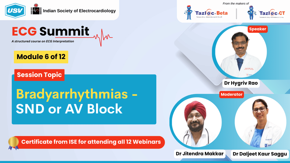ECG Summit: Bradyarrhythmias - SND or AV Block
