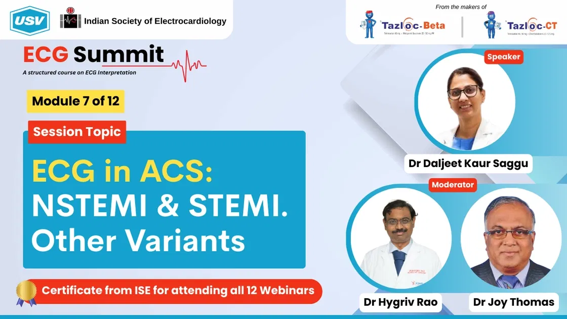 ECG in ACS: NSTEMI & STEMI. Other Variants