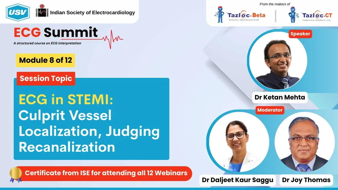 ECG in STEMI: Culprit Vessel Localization, Judging Recanalization