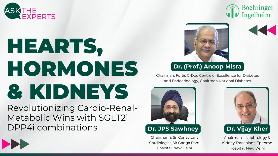 Hearts, Hormones & Kidneys: Revolutionizing Cardio-Renal-Metabolic Wins with SGLT2i DPP4i combinations