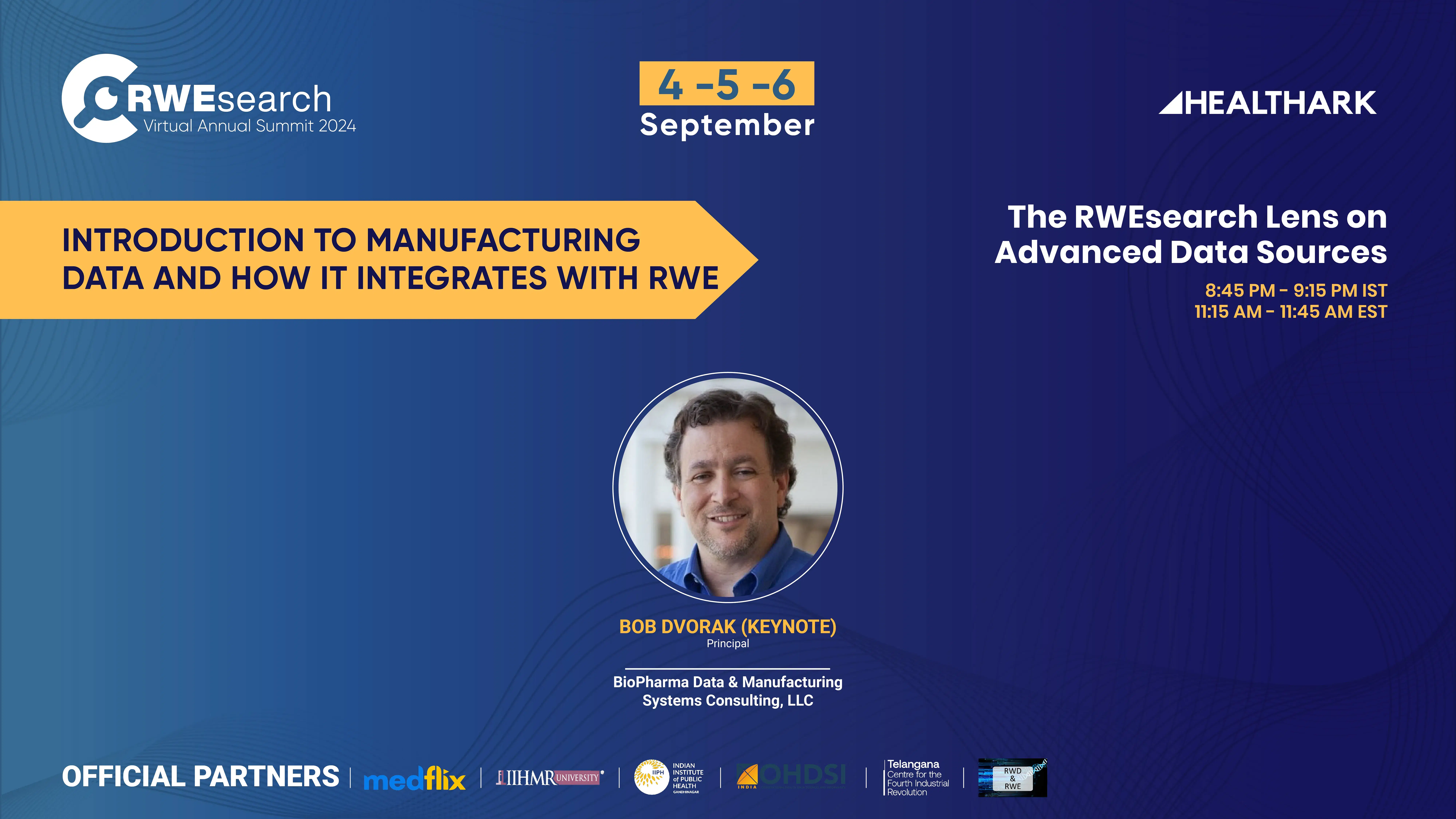 Introduction to manufacturing data and how it integrates with RWE