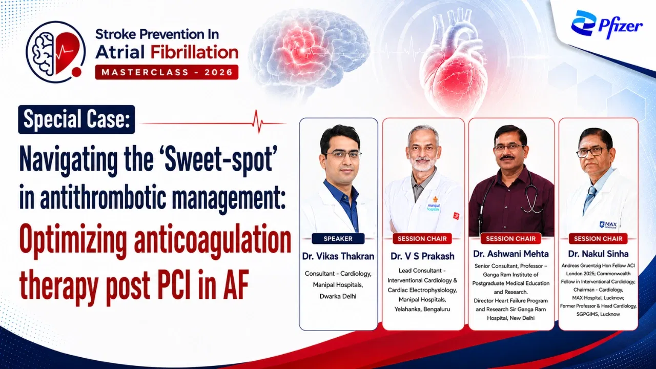 Special Case: Navigating the ‘Sweet-spot’ in antithrombotic management: Optimizing anticoagulation therapy post PCI in AF
